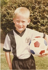 Jason on His First Soccer Team