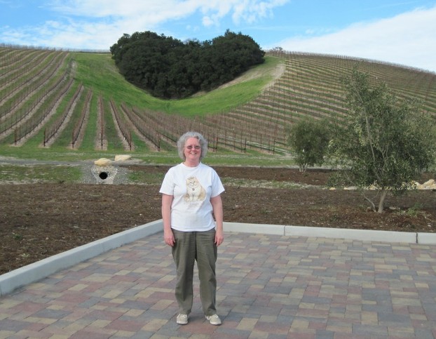 Barb below Heart Hill at Niner Estates in Paso Robles