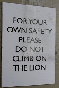 Lion Sign