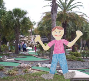 Stanley was really good at mini-golf.