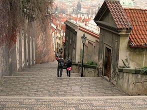Prague Castle Tour, Castle Steps