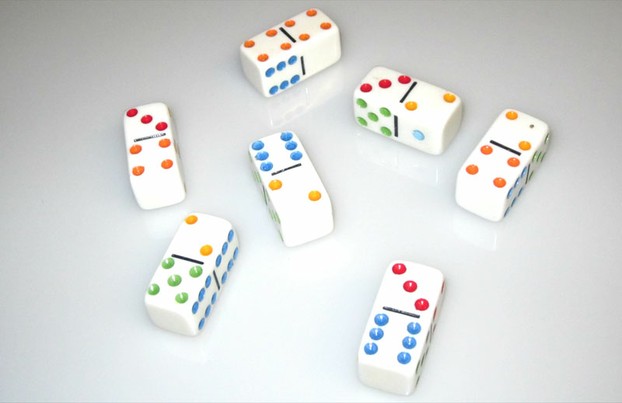 The object of the game of Domino Dice is to have the highest score at the end of the game.