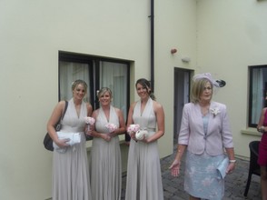 Mum and the bridesmaids