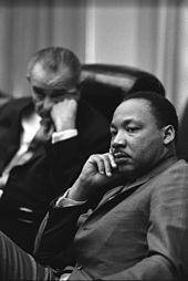 Martin Luther King and Lyndon Johnson
