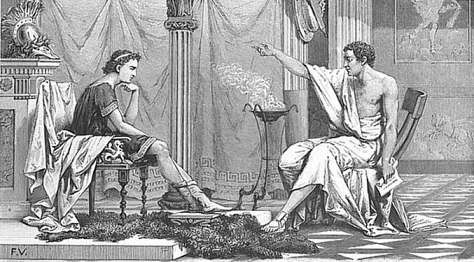 Alexander being tutored by ...