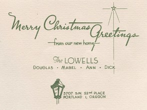 1960s Christmas Greeting Card