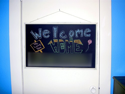 chalkboard made from a whiteboard