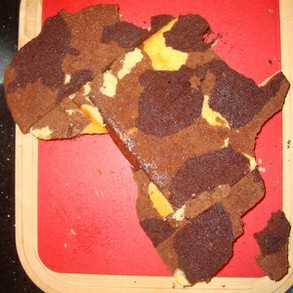 Africa Cake from Template