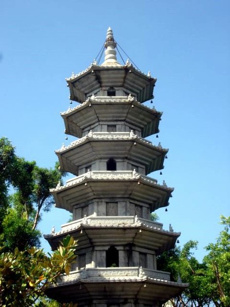 The Pagoda is very high with Seven Tiers