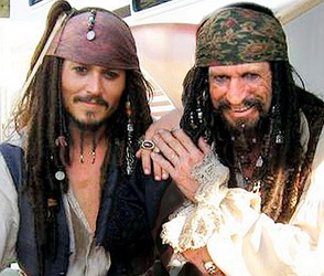 Captain Jack Sparrow and father