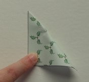 Origami Wreath Step 1