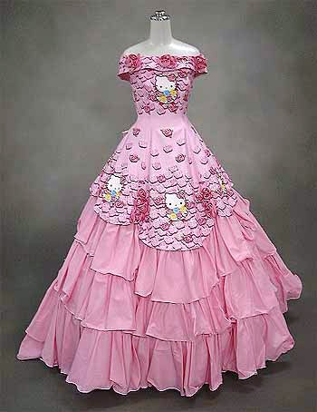 Hello Kitty Pink Gown