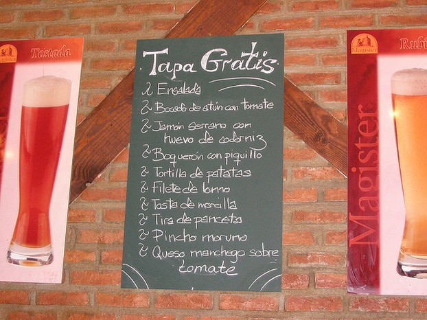 Reading Menus in Spanish is Easier if You Know the Language