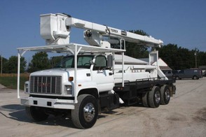 A Forestry Bucket Truck
