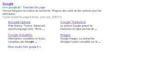 site-links in serps