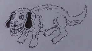 Ink The Entire Dog Drawing