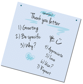 How to write a thank you letter - How to write a thank you note