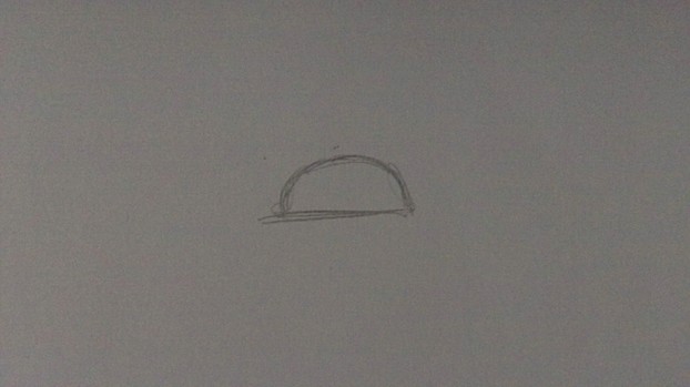 Draw a Half Circle Shape For The Head