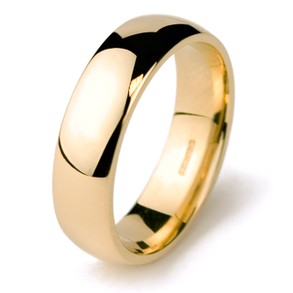 Mens Yellow Gold Wedding Ring