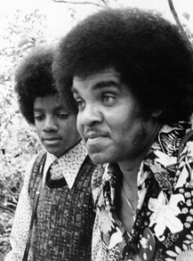 Michael Jackson and Father Joe Jackson.