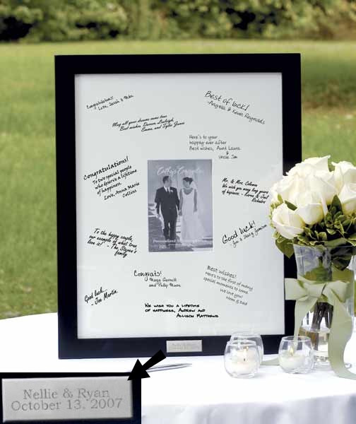 Source wedding signature Wedding Signature Frame