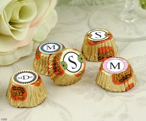 Monogrammed Reese's Peanut Butter Cups