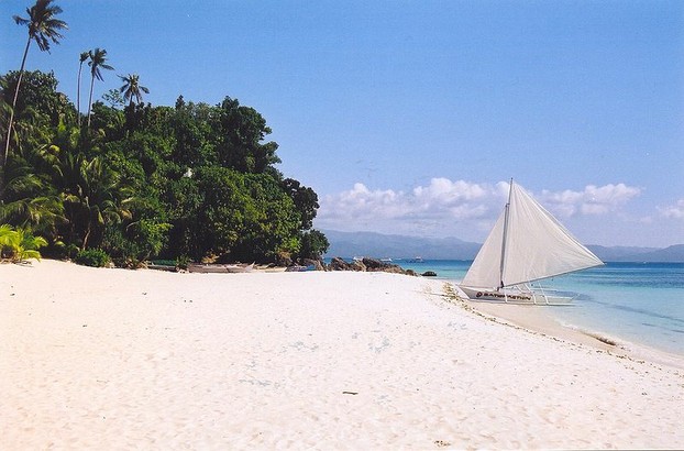 A beach on Boracay Island