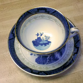 Blue Willow Cup and Saucer