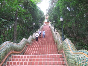 The Steep Entrance To Wat Doi Suthep