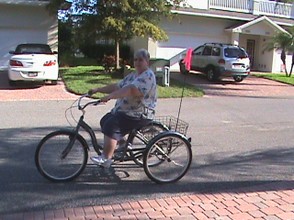 Still learning how to ride.