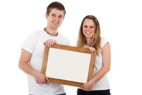 Giving a picture frame