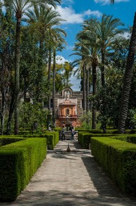 Originally a Moorish fort, The Alcázar of Seville is a royal palace in Seville, Spain.