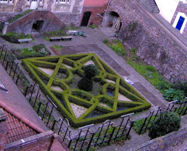 The Knot Garden at the Red Lodge Museum, Bristol.