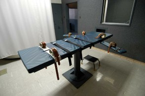 Image: Lethal injection table.