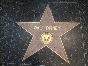 One of two stars dedidacet to the great master on the Hollywood Walk of Fame
