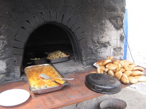 Open air cooking, Olympos, Karpathos