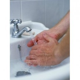 'Washing Hands' Photographic Poster 'Washing Hands' Photographic Poster