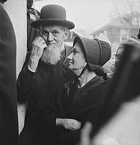 Old Mennonite Couple, 1942