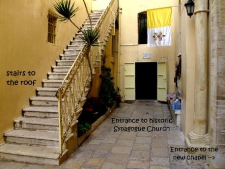Entranceway to the Synagogue Church