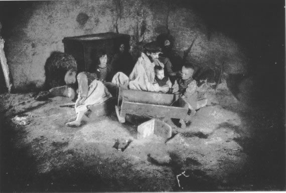 Image: Irish family during the famine.