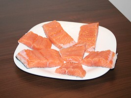Portion the Salmon