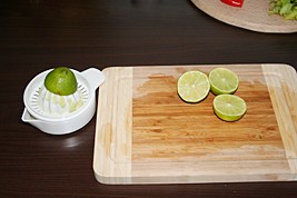 2. Squeeze the limes