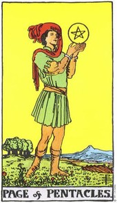 page pentacles