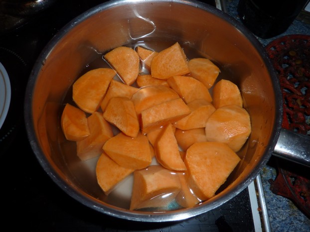 Sweet Potatoes in the Pan