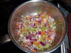 Veggies in the pan