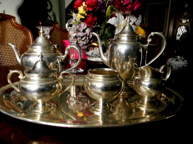 Distinctive Six-Piece Gorham Tea Set