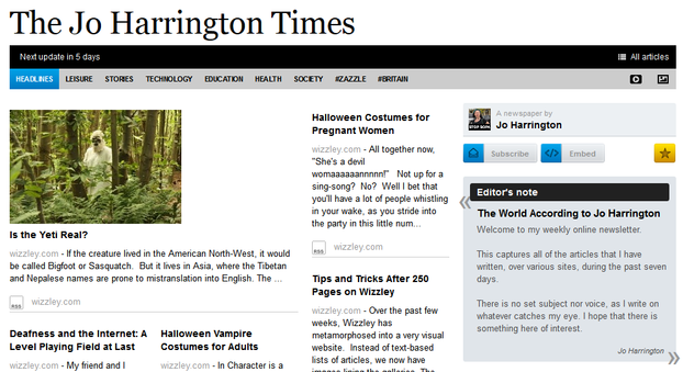 Image: The Jo Harrington Times Oct 3rd 2012