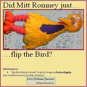 Did Mitt Romney just...Flip the Bird?