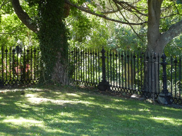 Backyard Defined with Decorative Fencing