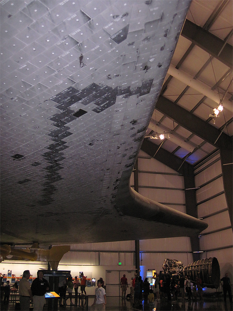 Underbelly of Endeavour.